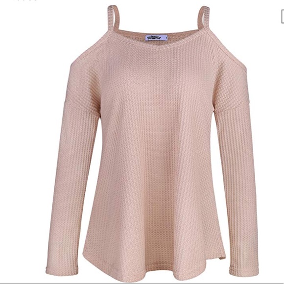 women off shoulder loose sweater top blouse - Picture 6 of 8